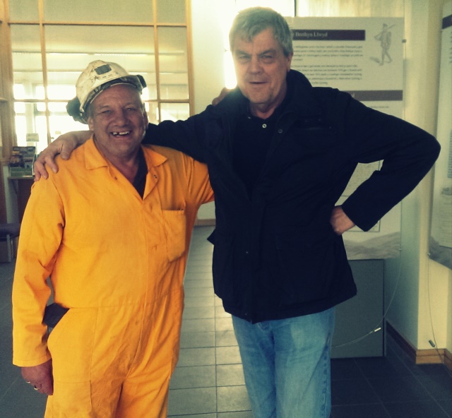 Ex-miners at Big Pit
