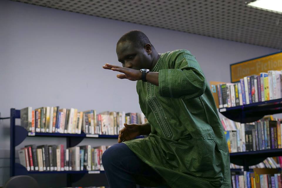 Newsa dancing in Library June 2016