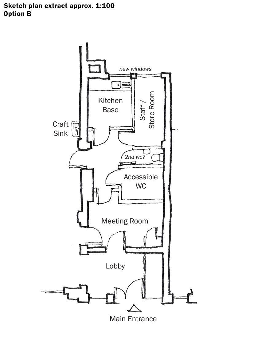 Maindee Library Small Spaces Option B